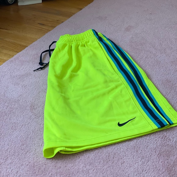 Nike Shorts Nike Neon Yellow Basketball Shorts Poshmark